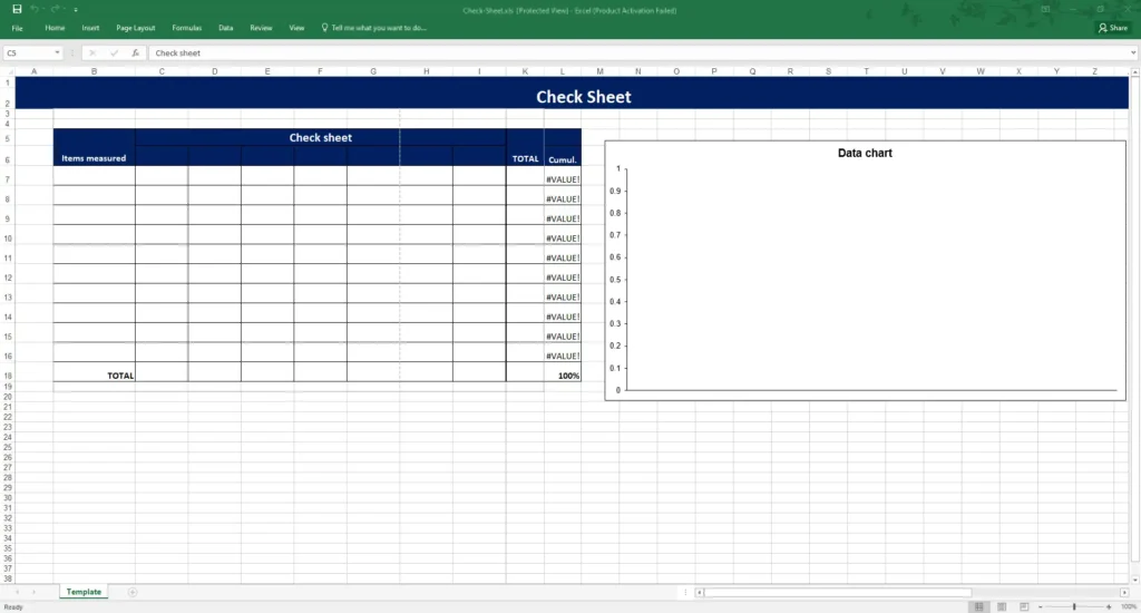 7 QC Tools - Check Sheets