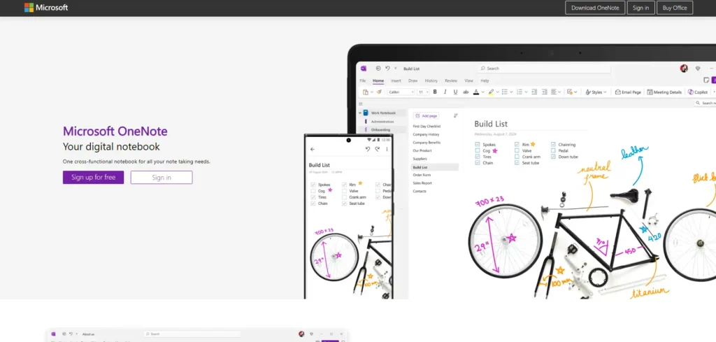 Microsoft OneNote - Note Taking and Idea Management Tools